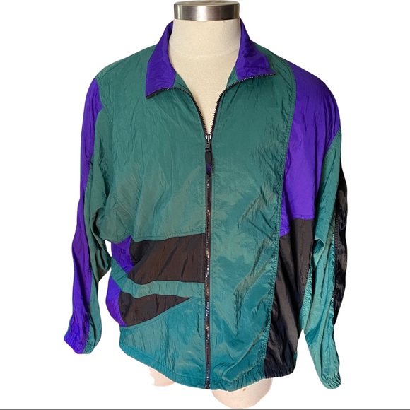 Nike Other - Vintage Nike (Black Tag) Green Windbreaker Track Jacket Lightweight Men XL